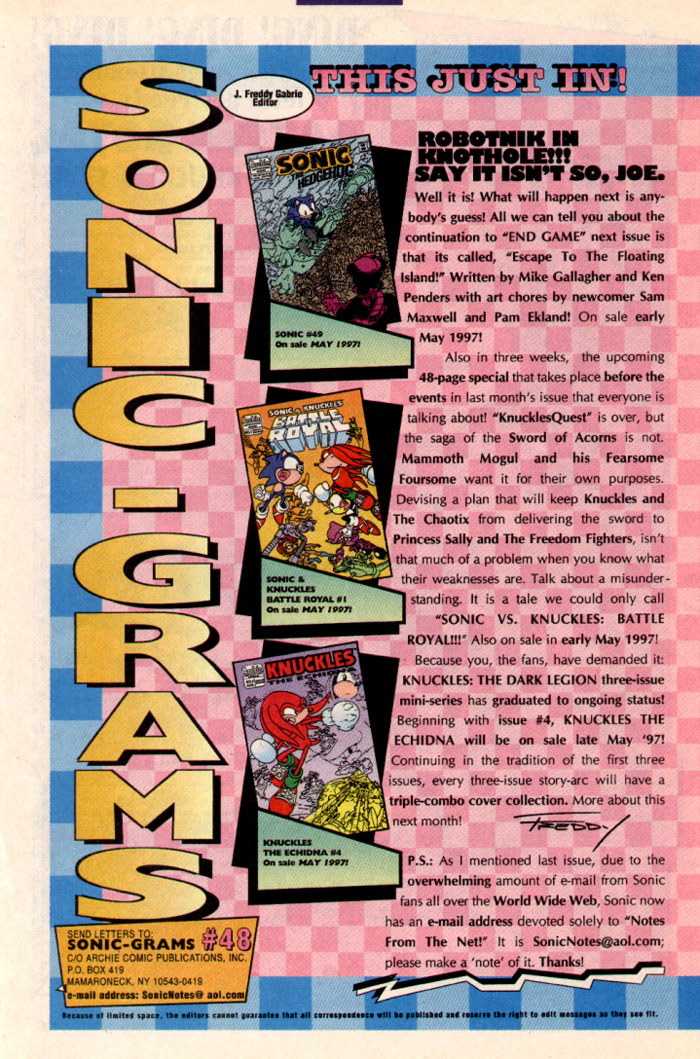 Sonic - Archie Adventure Series July 1997 Page 26